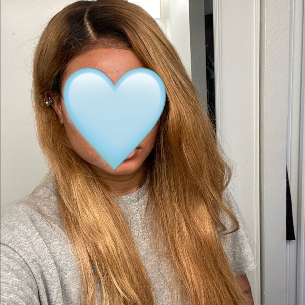 Afsister Ombre brown/ blonde Full lace wig